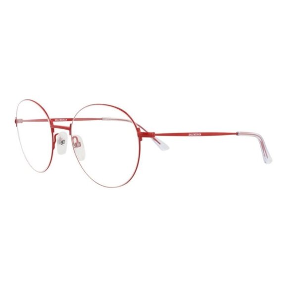Balenciaga Unisex Round/Oval Red Red Transparent Fashion Designer Eyewear - Picture 2 of 4
